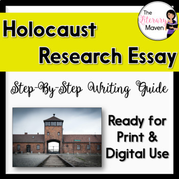 Preview of Holocaust Research Essay: Step by Step Writing Guide - Print & Digital
