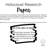 Holocaust Research Paper