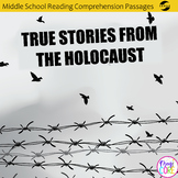 Holocaust True History Stories - Reading Comprehension Pas
