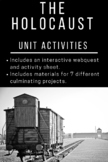 Remembering the Holocaust Activities Bundle: Webquest and 