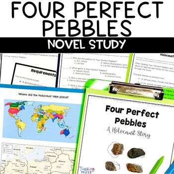 Preview of Holocaust Unit Novel on Four Perfect Pebbles