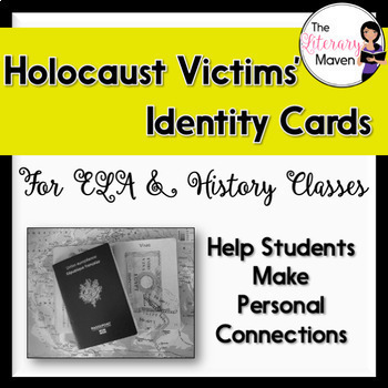 Preview of Holocaust Victims' Identity Cards for ELA, History - Print & Digital (FREE)