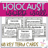 Holocaust Vocabulary Word Wall