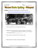 Holocaust - Warsaw Ghetto Uprising - Webquest with Key (Hi