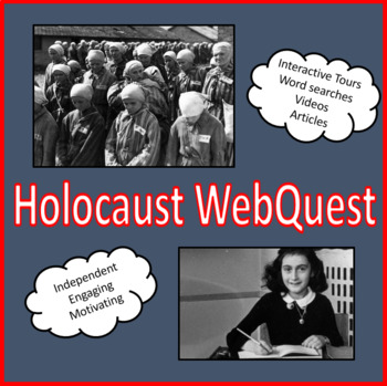 Preview of Holocaust WebQuest - Including Interactive Tour