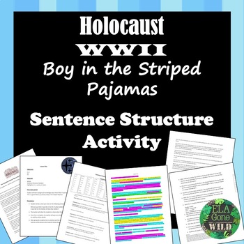 Preview of Holocaust Unit Sentence Structure Activity