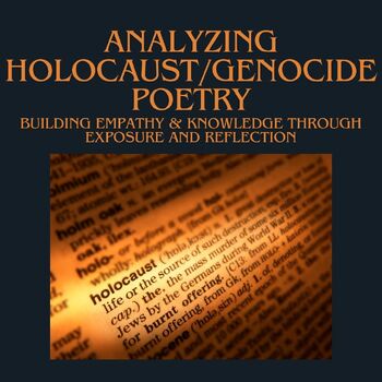 Preview of Holocaust and Genocide Poetry, Analyzing Poetry, Holocaust Education
