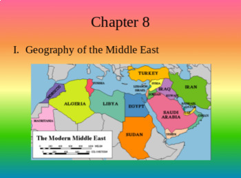 Preview of Holt McDougal 7th Grade Eastern World Google Slides Chapter 8 Distance Learning