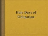 Holy Days of Obligation