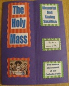 Preview of Holy Mass Catholic Lapbook