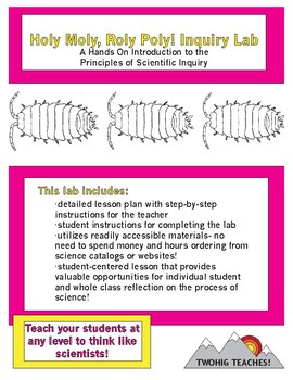 Preview of Holy Moly, Roly Poly! Inquiry Lab and Lesson Plan (Scientific Method Intro)