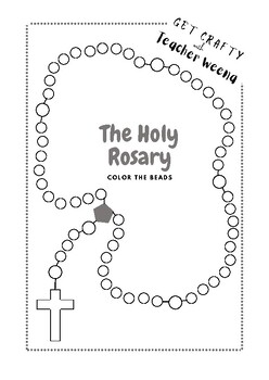 catholic rosary coloring pages