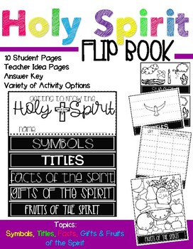 Preview of Holy Spirit Flip Book