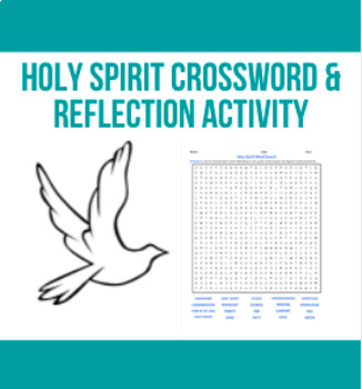 Preview of Holy Spirit Word Search & Reflection 