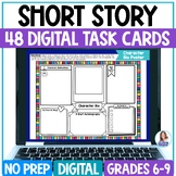 Short Story DIGITAL Task Cards - Short Story Reading Compr