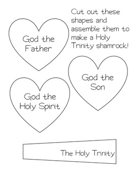 Holy Trinity Lesson by Little Miss Catechist Blog Shop | TpT