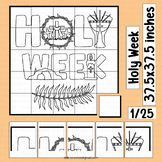 Holy Week Activities Bulletin Board Coloring Pages Easter 