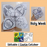 Holy Week Activities Cooties Catcher Easter Timeline Writi