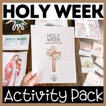 Preview of Holy Week Activity Pack | 6 Days of Printable Activities & More!