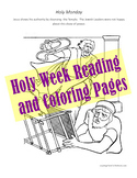 Holy Week Bible Reading and Coloring Pages