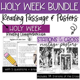 Holy Week Catholic Bundle: Comprehension + Stations of the