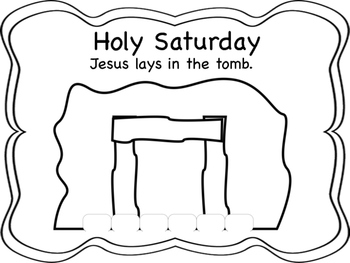 Holy Week/Easter Coloring Pages by Miss P's PreK Pups | TpT
