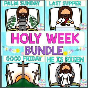Preview of Holy Week Bible Lessons Sunday School Curriculum Christian School Easter