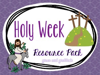 Preview of Holy Week Resource Pack