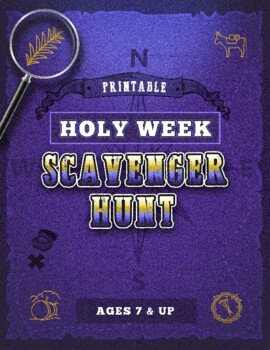 Preview of Holy Week SCAVENGER HUNT: No-Prep Christ-Centered Easter Activity