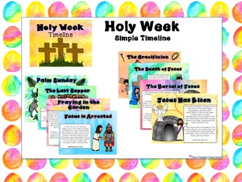 Holy Week Timeline by Two Creative Classrooms