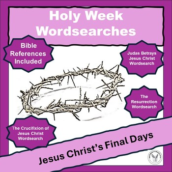 Preview of Four Holy Week Wordsearches