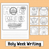 Holy Week Writing Activities Coloring Pages Easter Timelin
