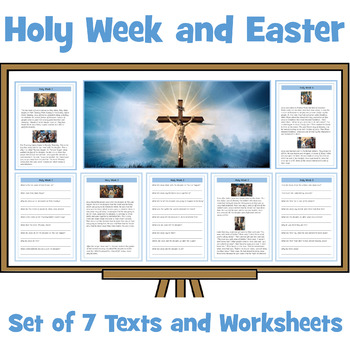 Preview of Easter and Holy Week Texts and Comprehensions