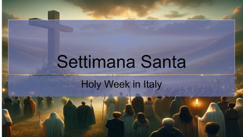 Preview of Holy Week in Italy, la Settimana Santa, Easter time celebration