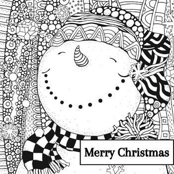 Preview of Holyday Christmas Kids Coloring Activity Book :  Kids Coloring Pages