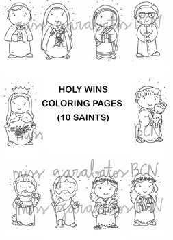 Preview of Holywins - Saints coloring pages