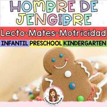 Preview of Hombre de jengibre/ Gingerbread Man Bundle. Centers. Morning bins. Spanish