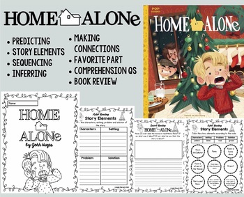 Preview of Home Alone Book & Movie Companion (reading response, comprehension)