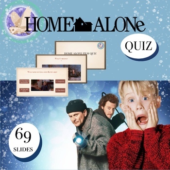 Preview of Home Alone Christmas / New Year movie Classroom Quiz Presentation