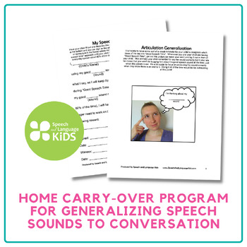 Preview of Home Carry-Over Program for Generalizing Speech Sounds to Conversation
