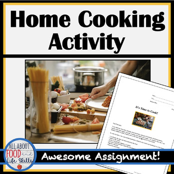 Preview of Cook At Home Activity | FACS, FCS, Culinary Arts, Family and Consumer Science
