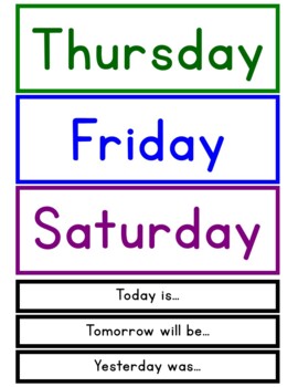 Home Daily Schedule by Ashley's Goodies | TPT