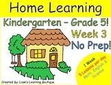 Home Distance Learning Pack - Kindergarten to Grade 5 - We