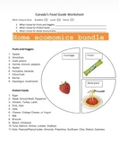 Home Economics Handouts middle & high school