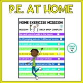 Home Exercise Mission Game | PE At Home | Distance Learnin