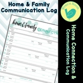 Home & Family Connection Communication Log - Teal