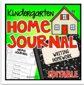 Preview of Kindergarten Writing Homework