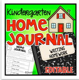 Kindergarten Writing Homework