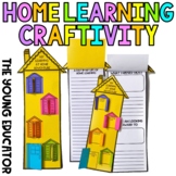 Home Learning Back to School CRAFT and Writing - Distance 