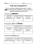 Home Learning Behavior Chart